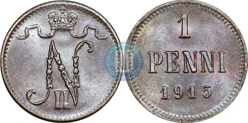 Picture 1 penni 1915 year  