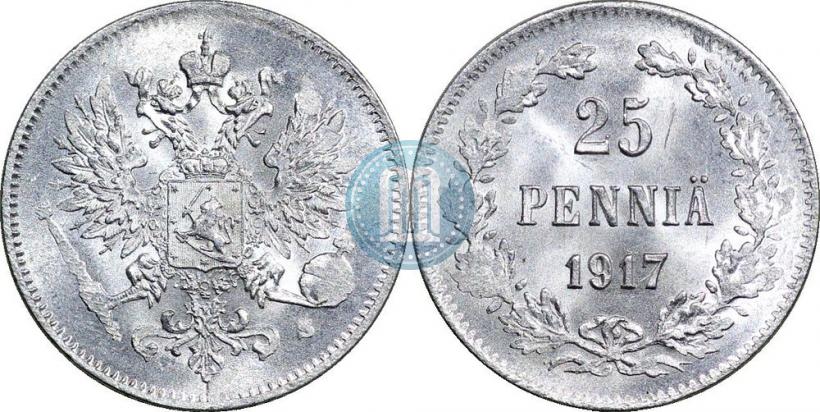 Фото 25 пенни 1917 года S 
