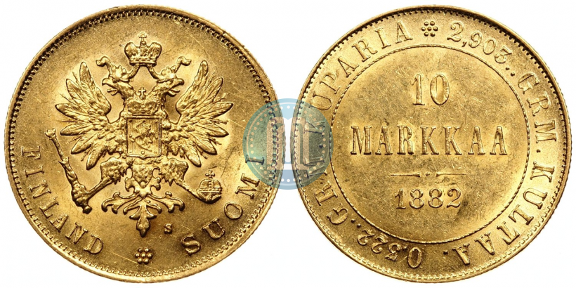 Picture 10 markkaa 1882 year S 