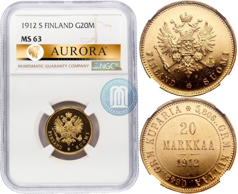 Picture 20 markkaa 1912 year S 