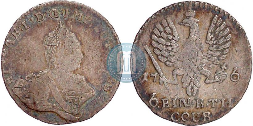 Picture 1/6 Thaler 1761 year  