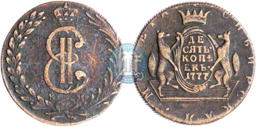 Picture 10 kopecks 1777 year КМ 