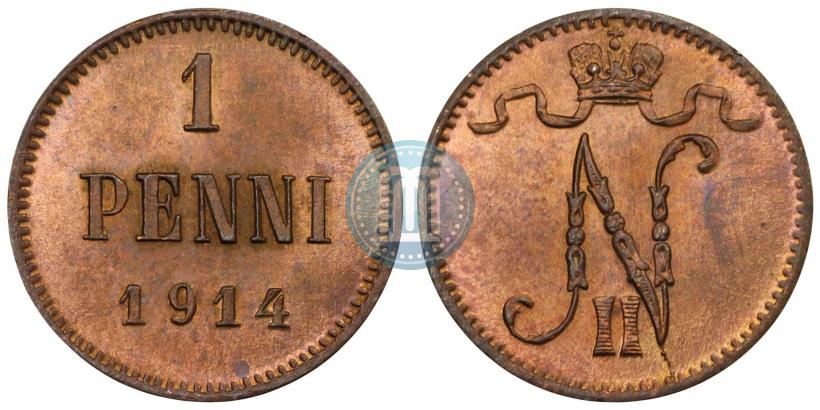 Picture 1 penni 1914 year  