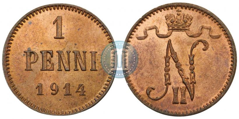 Picture 1 penni 1914 year  
