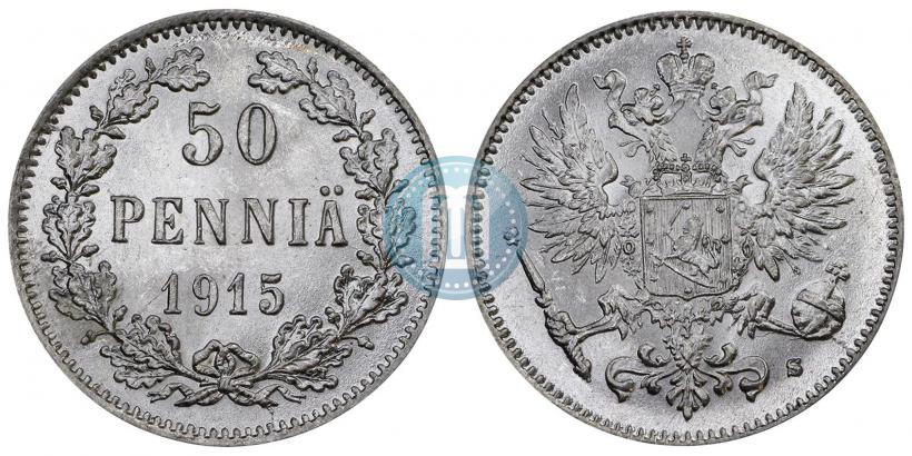 Picture 50 pennia 1915 year S 