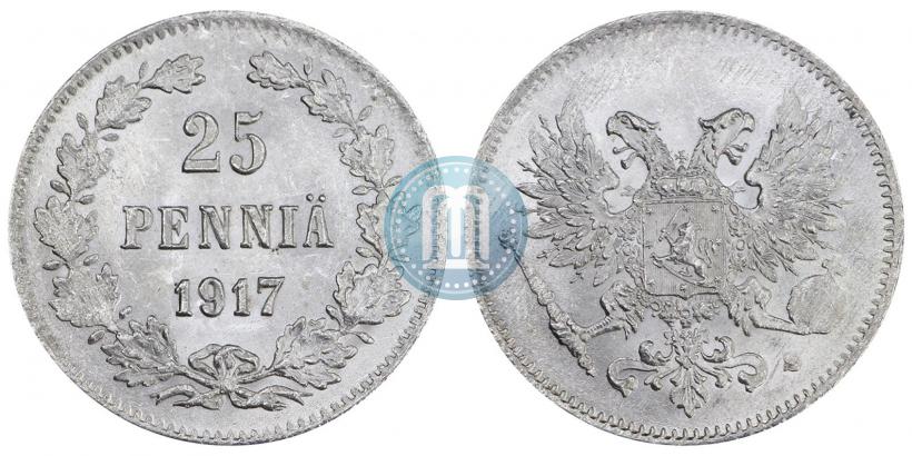 Фото 25 пенни 1917 года S 