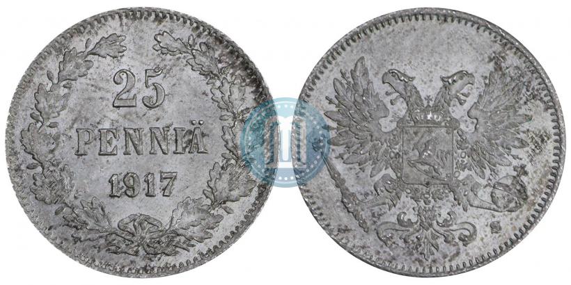 Фото 25 пенни 1917 года S 