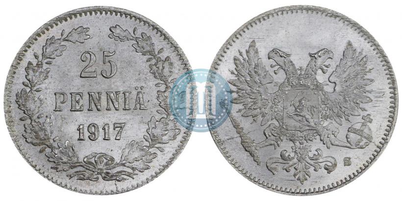 Фото 25 пенни 1917 года S 