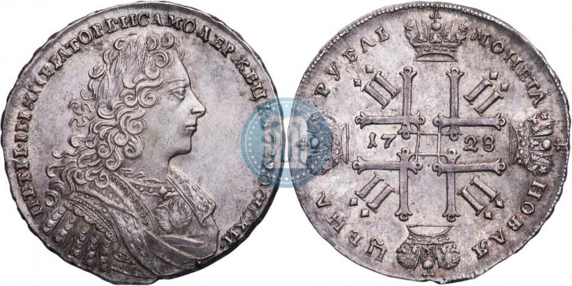 Picture 1 rouble 1728 year  "Type of 1728"