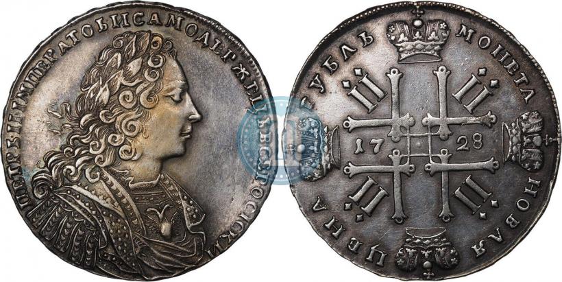 Picture 1 rouble 1728 year  "Type of 1728"
