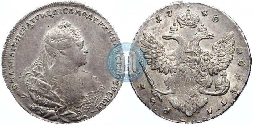Picture 1 rouble 1740 year  "Moscow type"