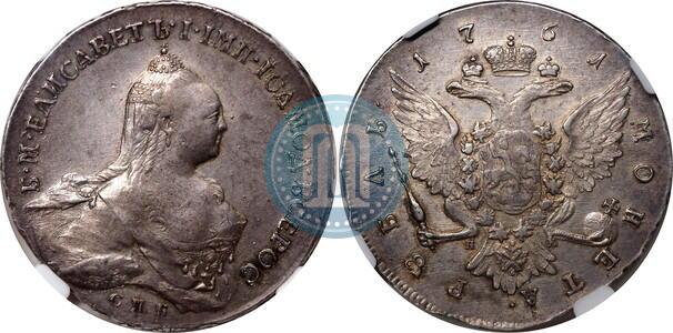 Picture 1 rouble 1761 year СПБ-НК 