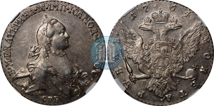 Picture 1 rouble 1764 year СПБ-ЯI 