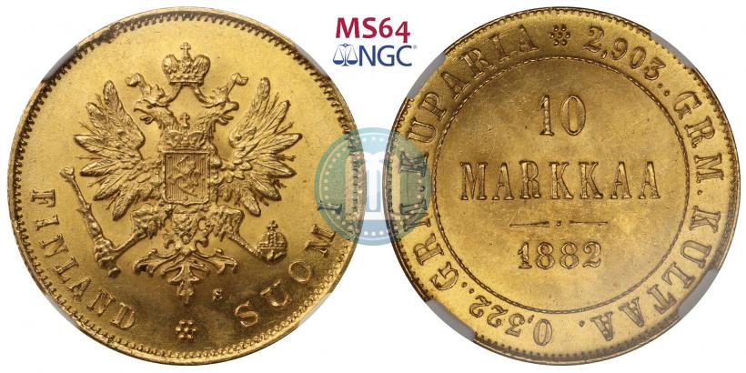 Picture 10 markkaa 1882 year S 