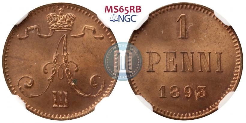 Picture 1 penni 1893 year  
