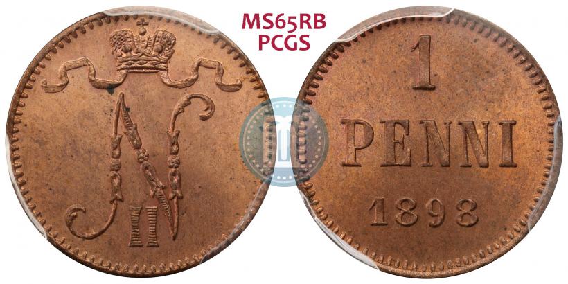 Picture 1 penni 1898 year  