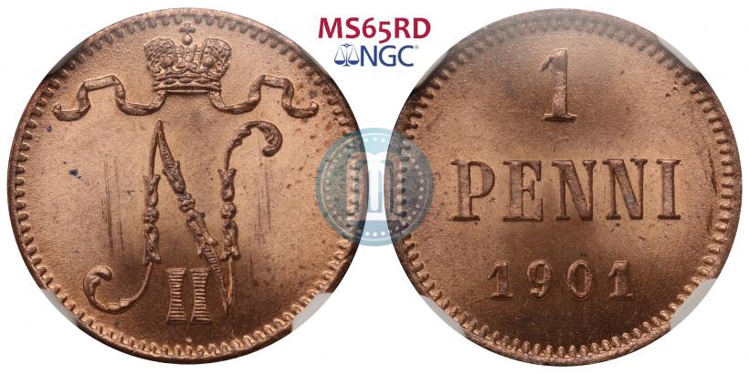 Picture 1 penni 1901 year  