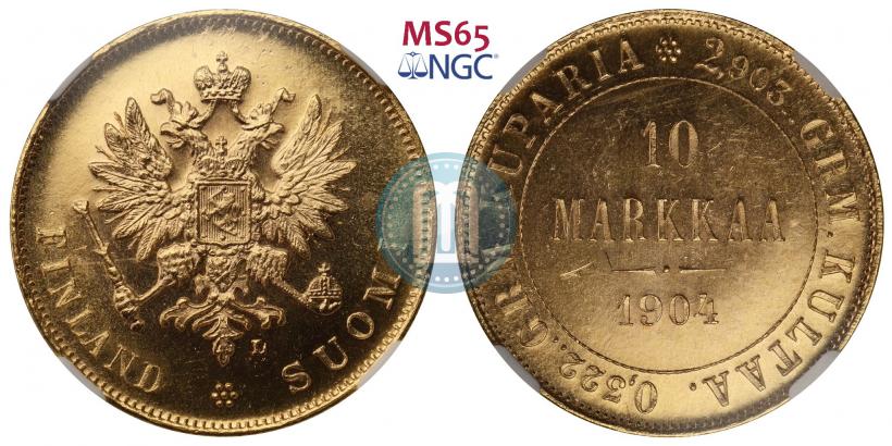Picture 10 markkaa 1904 year L 