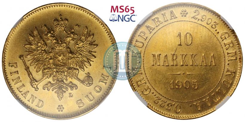 Picture 10 markkaa 1905 year L 