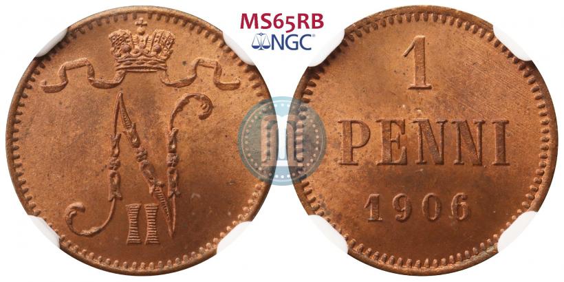 Picture 1 penni 1906 year  