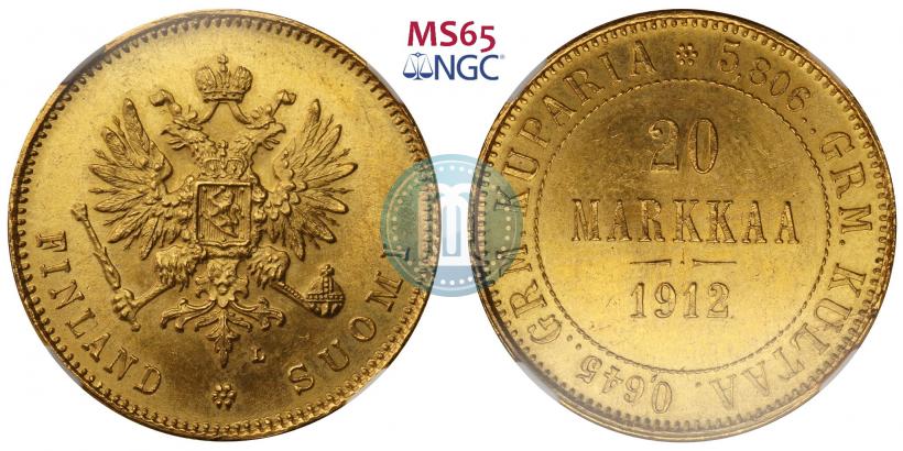 Picture 20 markkaa 1912 year L 