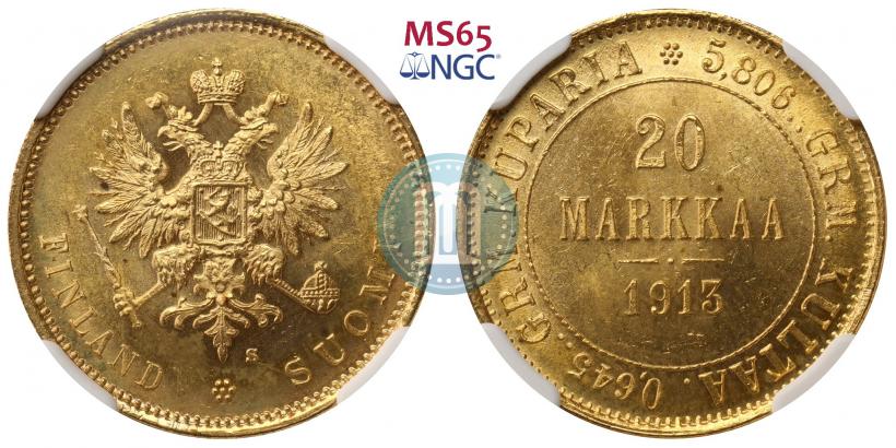 Picture 20 markkaa 1913 year S 
