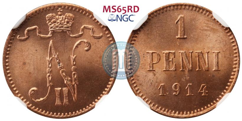 Picture 1 penni 1914 year  