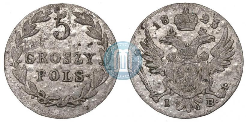 Picture 5 groszy 1823 year IB 