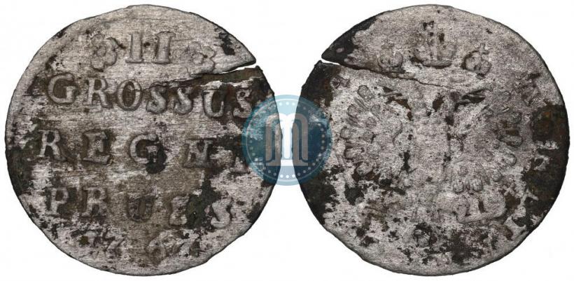 Picture 2 grosze 1760 year  