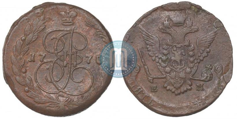 Picture 5 kopecks 1778 year ЕМ 