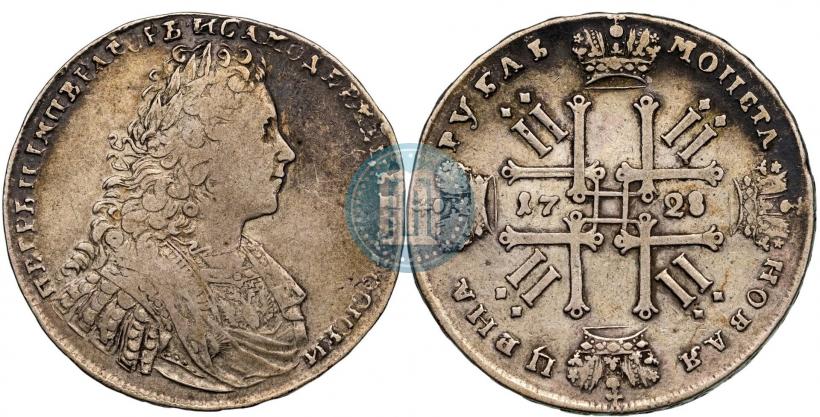 Picture 1 rouble 1728 year  "Type of 1728"