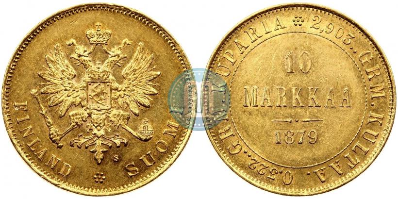 Picture 10 markkaa 1879 year S 