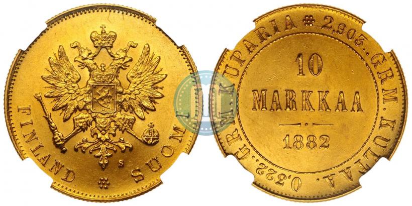 Picture 10 markkaa 1882 year S 