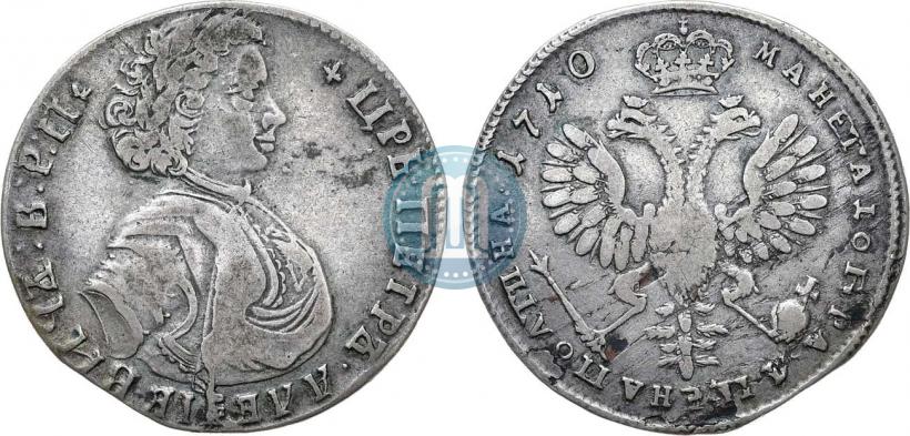 Picture Poltina 1710 year  "Portrait of 1707"