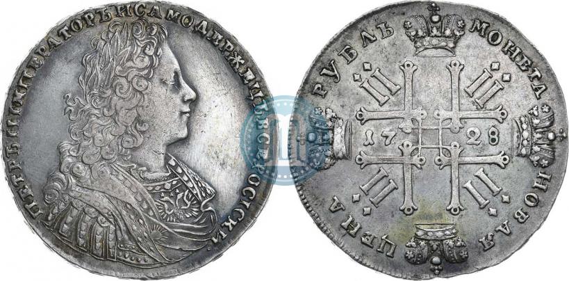 Picture 1 rouble 1728 year  "Type of 1728"