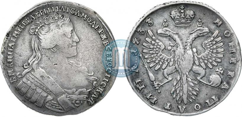 Picture Poltina 1733 year  