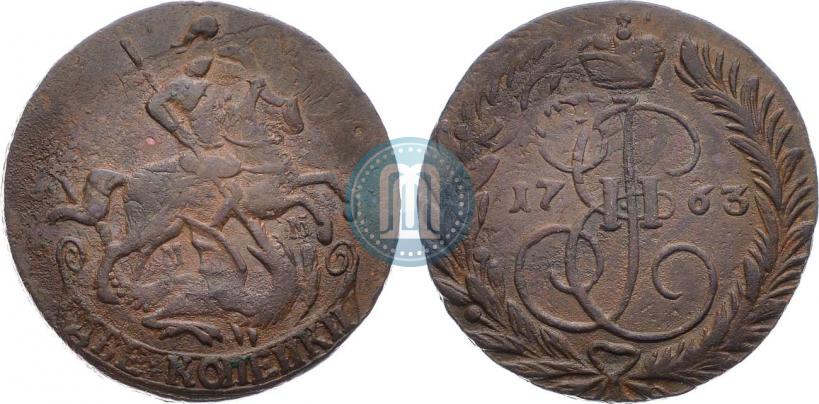 Picture 2 kopecks 1763 year ММ 