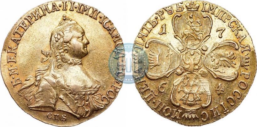 Picture 5 roubles 1764 year СПБ 