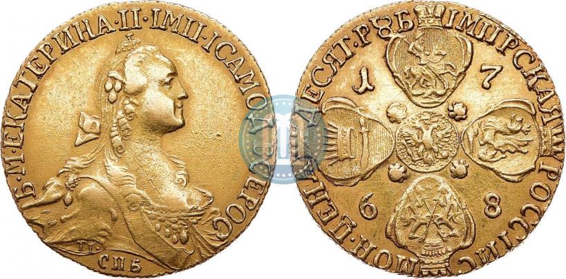 Picture 10 roubles 1768 year СПБ 