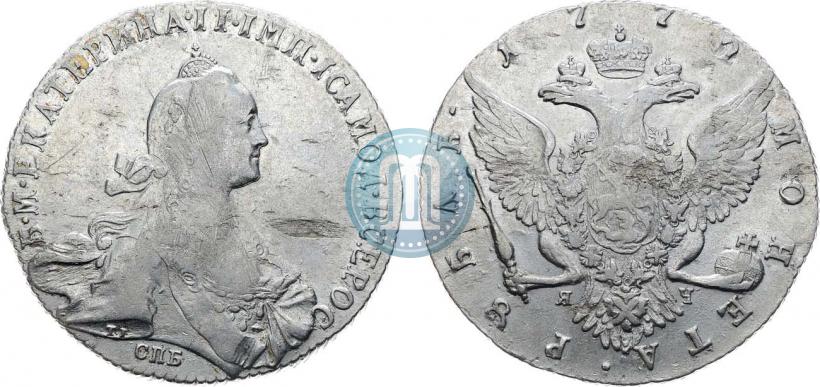 Picture 1 rouble 1772 year СПБ-ЯЧ-Т.I. 