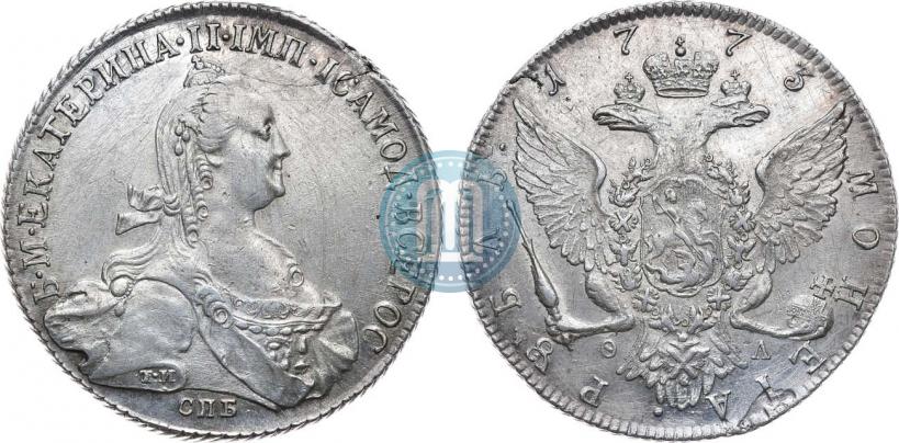 Picture 1 rouble 1773 year СПБ-ФЛ 