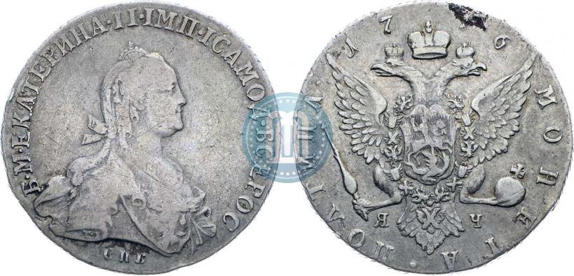 Picture Poltina 1776 year СПБ-ЯЧ 