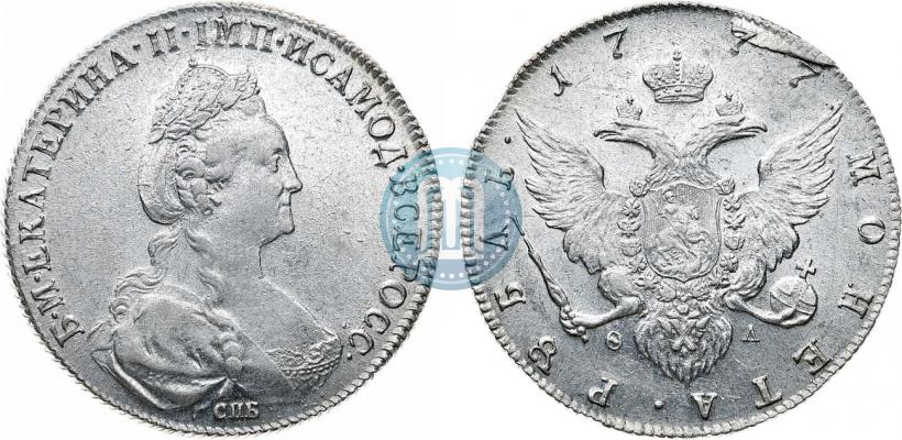 Picture 1 rouble 1777 year СПБ-ФЛ 