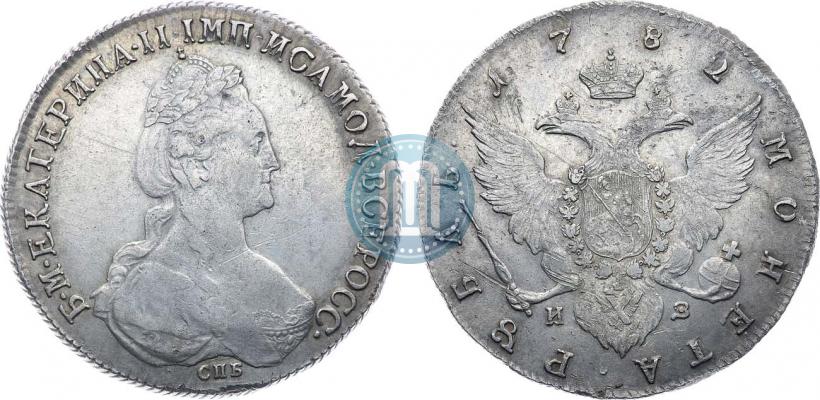 Picture 1 rouble 1782 year СПБ-ИЗ 