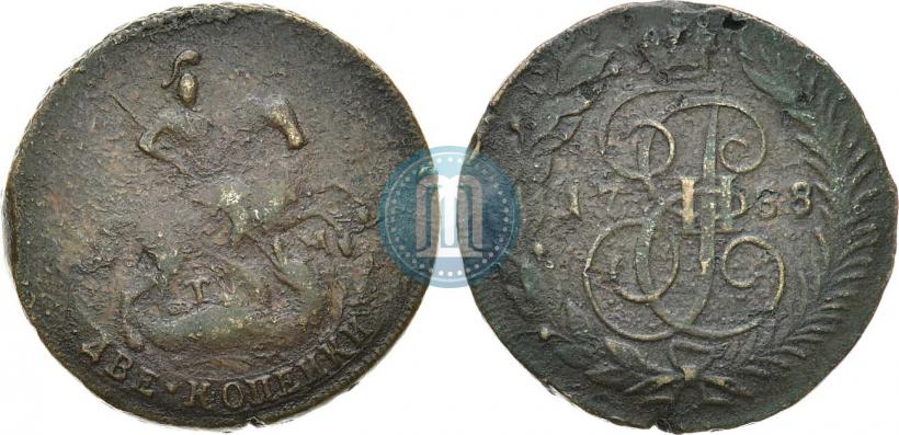 Picture 2 kopecks 1788 year ТМ 