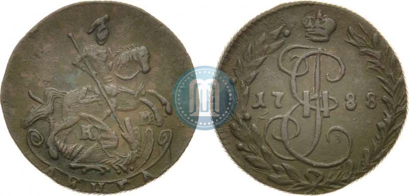 Фото Денга 1788 года КМ 