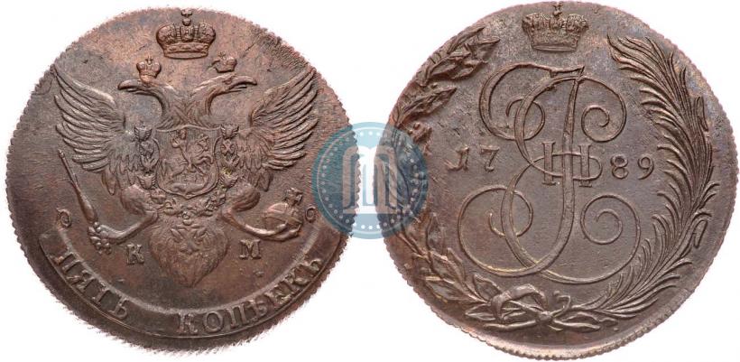 Picture 5 kopecks 1789 year КМ 