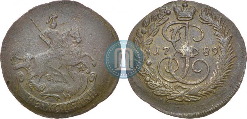Фото 2 копейки 1789 года ЕМ 