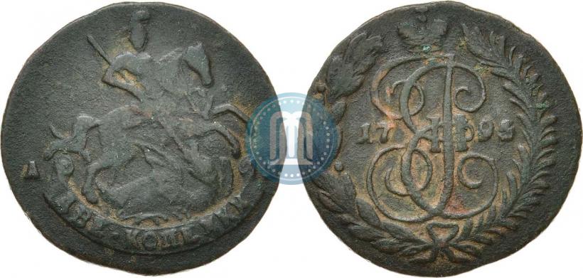 Фото 2 копейки 1795 года АМ 