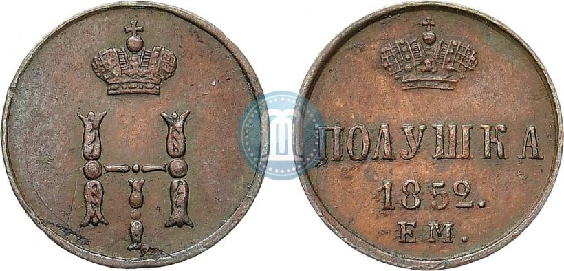 Picture Polushka 1852 year ЕМ 
